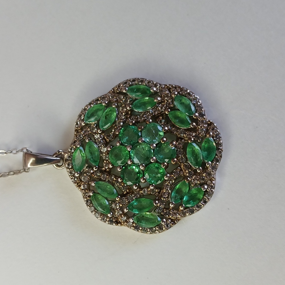 Beautiful Emerald Necklace